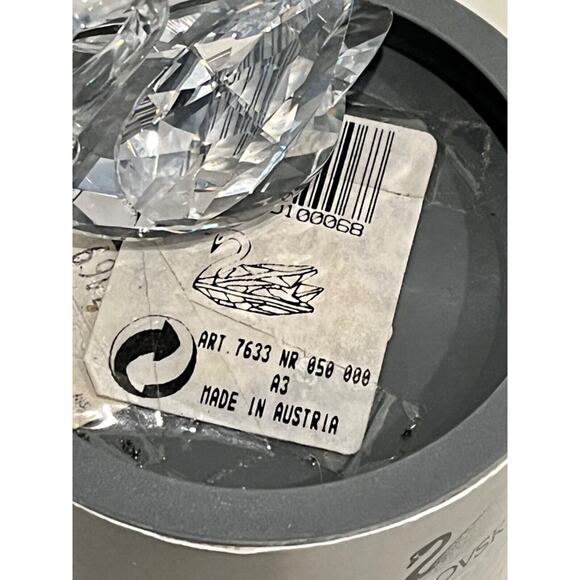 Swarovski Crystal Decor SCS Austrian SWAN BIRD 2-1/2” FIGURINE 763 NR 050 In BOX - Picture 8 of 10